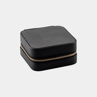 Vegan Leather Jewelry Case With Mirror