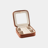 Vegan Leather Jewelry Case With Mirror
