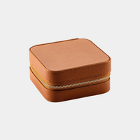 Vegan Leather Jewelry Case With Mirror