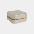 Vegan Leather Jewelry Case With Mirror