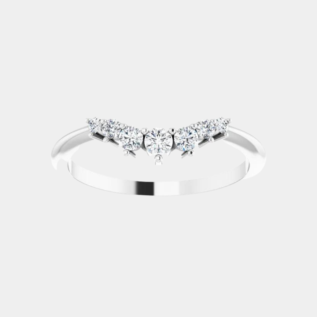 White Gold / Natural / 1/8 CTW