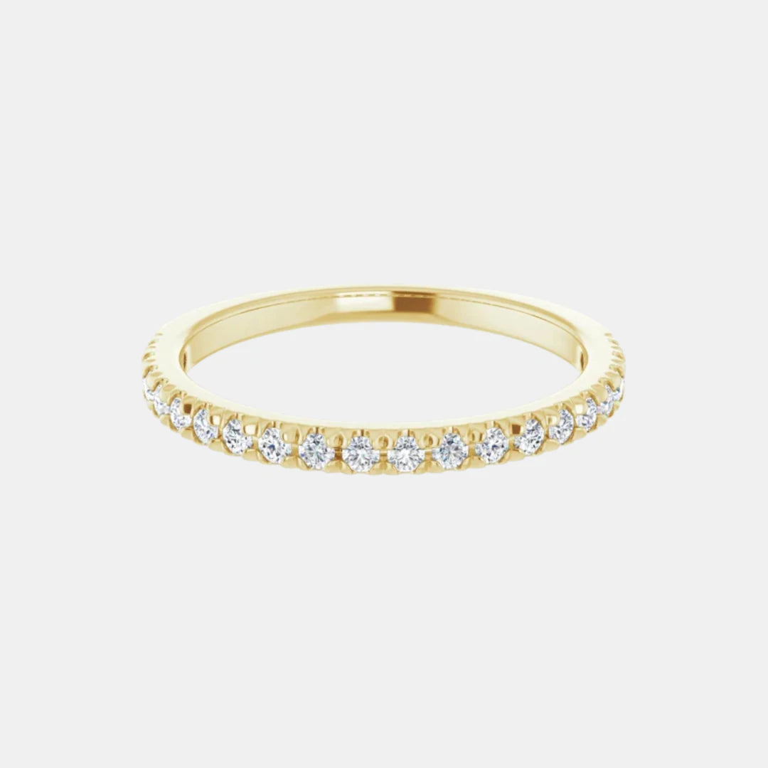 The Gold French Set Half Eternity