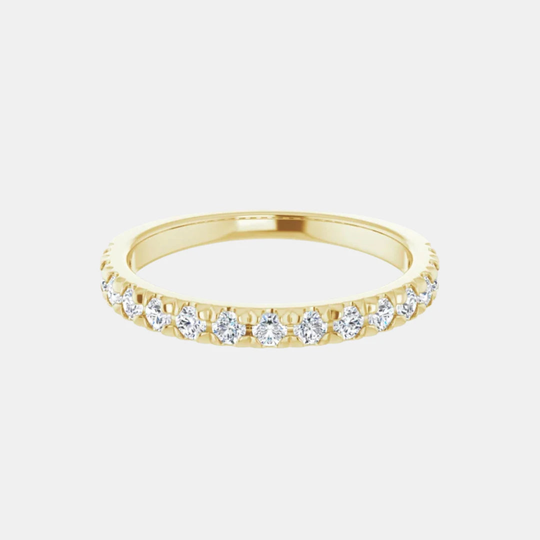 The Gold French Set Half Eternity