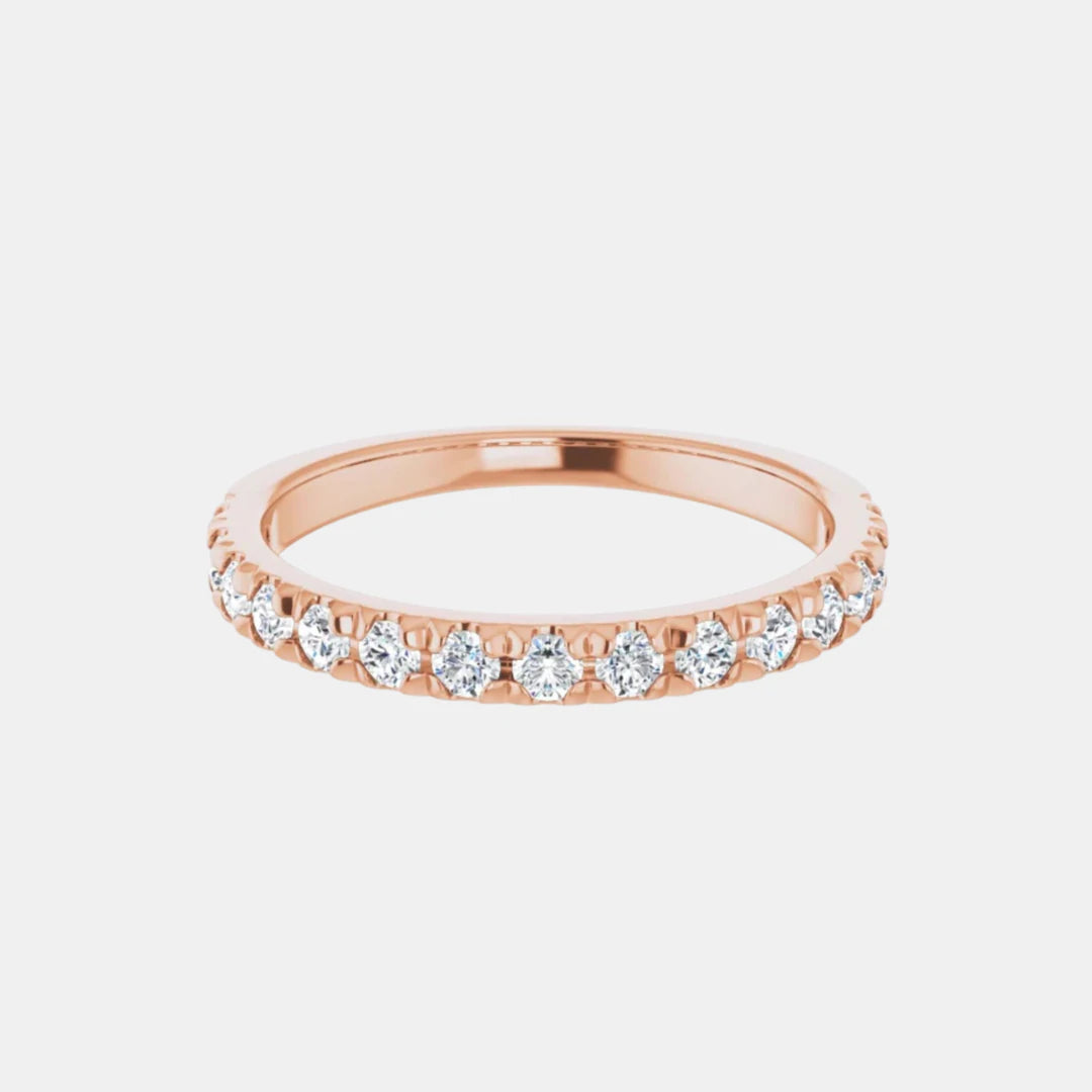 The Gold French Set Half Eternity