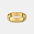 mens classic gold wedding band