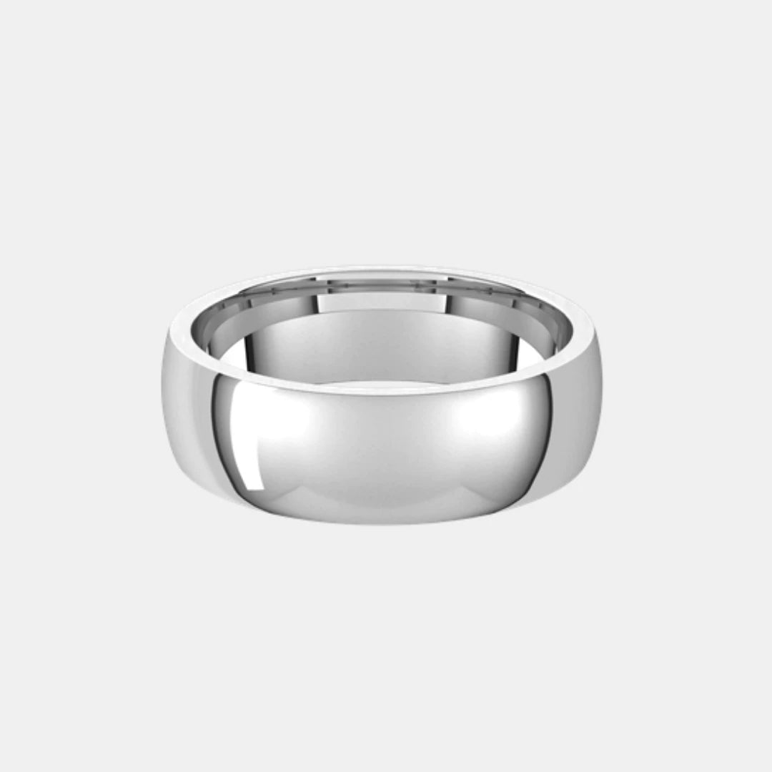 mens classic gold wedding band