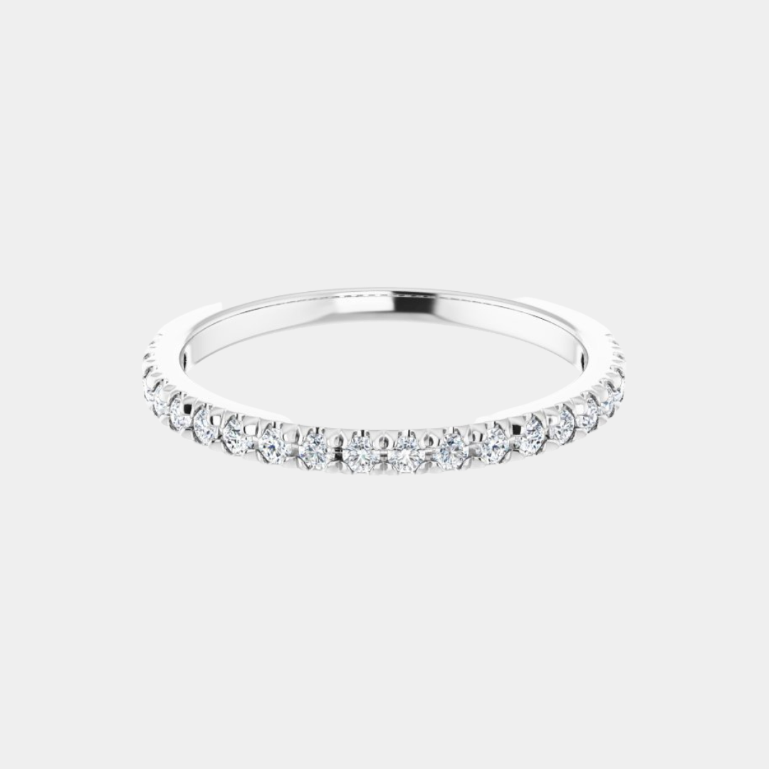 The Platinum French Set Half Eternity