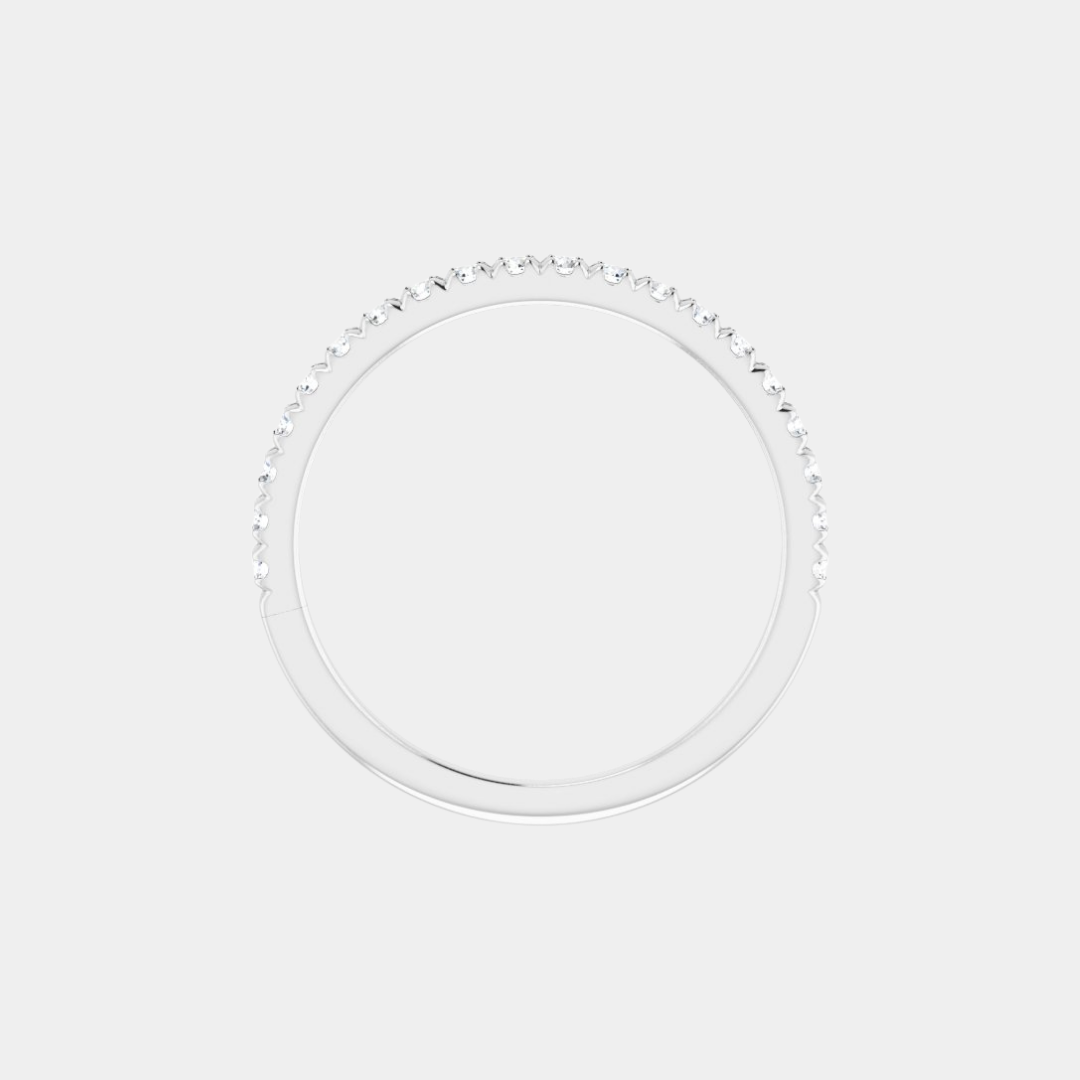 The Platinum French Set Half Eternity