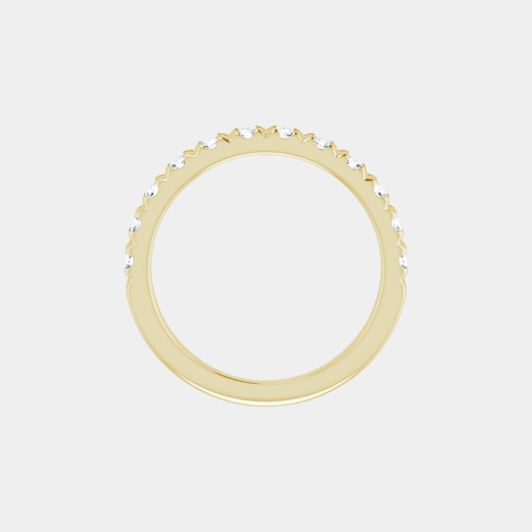 The Gold French Set Half Eternity