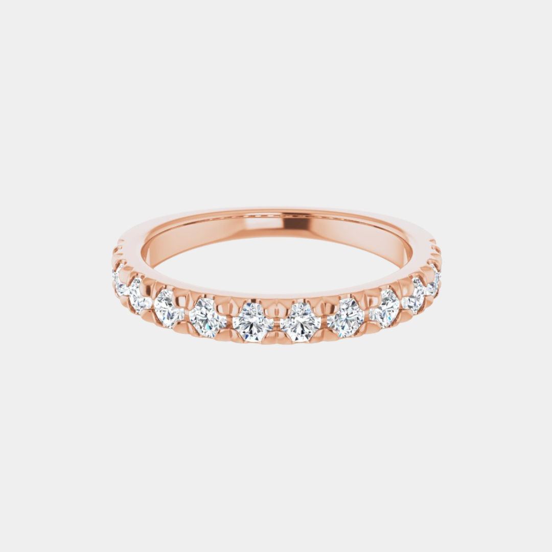 The Gold French Set Half Eternity