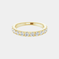 The Gold French Set Half Eternity