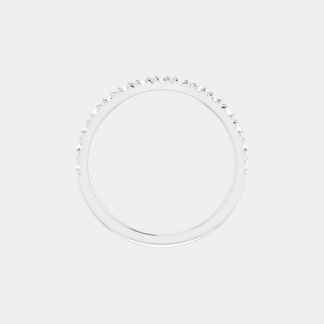 The Platinum French Set Half Eternity