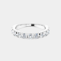 The Platinum French Set Half Eternity