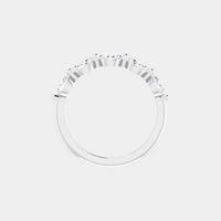 The Gold Single Prong Marquise Half Eternity