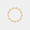 The Gold Single Prong Marquise Full Eternity