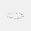 The Gold Single Prong Marquise Full Eternity
