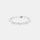 The Platinum Single Prong Marquise Full Eternity