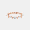 The Gold Single Prong Marquise Full Eternity