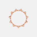 The Gold Single Prong Marquise Full Eternity