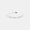 The Gold Single Prong Marquise Half Eternity