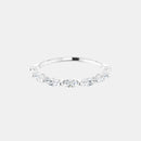 The Gold Single Prong Marquise Half Eternity