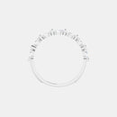 The Gold Single Prong Marquise Half Eternity