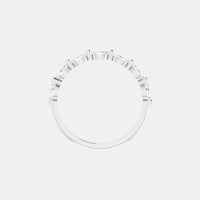 The Gold Single Prong Marquise Half Eternity