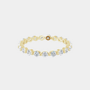 The Gold Single Prong Round Full Eternity