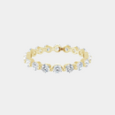 The Gold Single Prong Round Full Eternity
