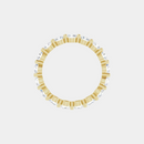The Gold Single Prong Round Full Eternity