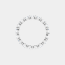 The Gold Single Prong Round Full Eternity