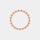 The Gold Single Prong Round Full Eternity