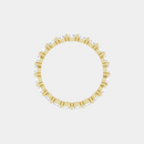 The Gold Single Prong Round Full Eternity