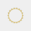 The Gold Single Prong Round Full Eternity