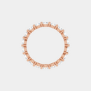 The Gold Single Prong Round Full Eternity