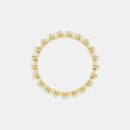 The Gold Single Prong Round Full Eternity