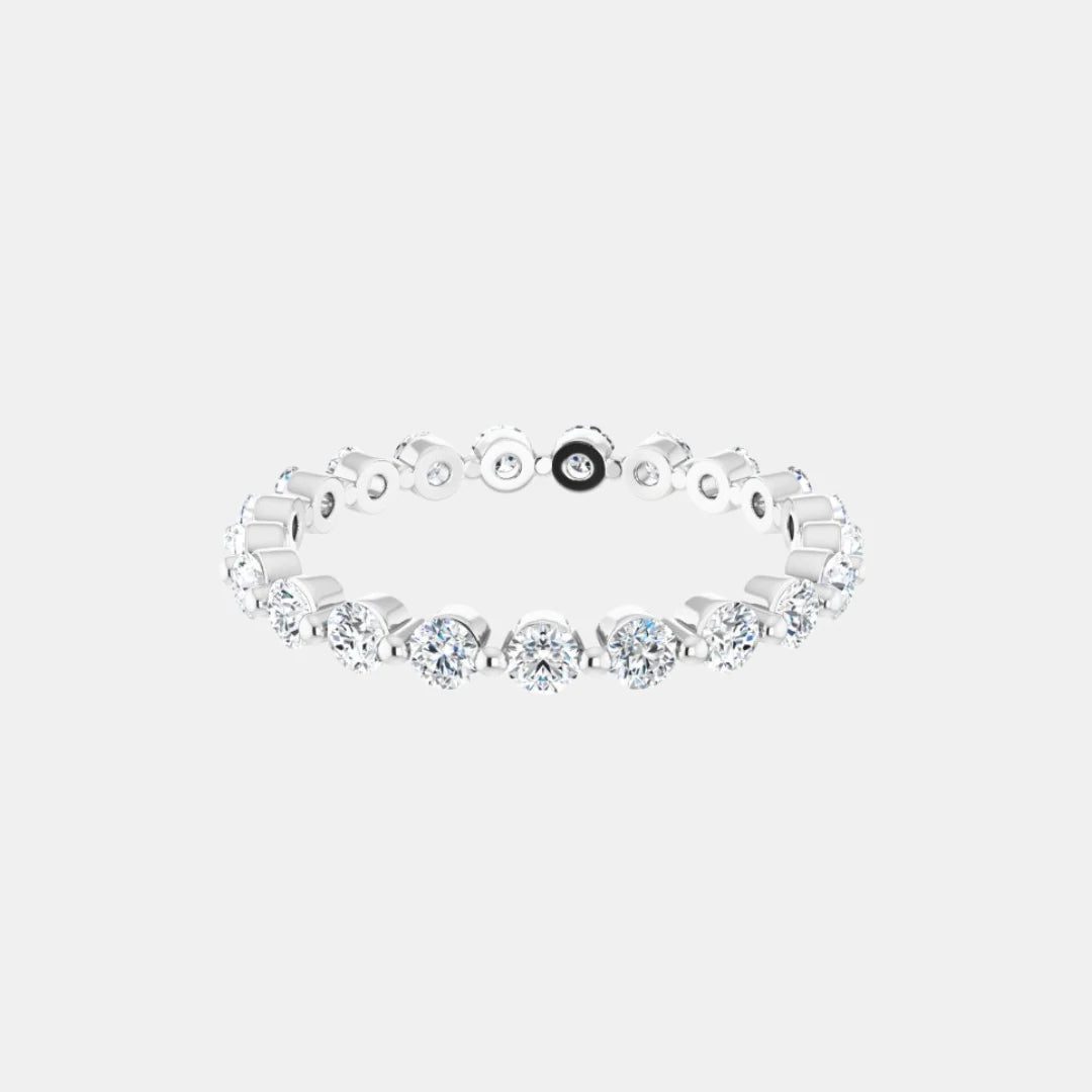 White Gold / 2mm / Lab-Grown