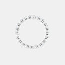 The Gold Single Prong Round Full Eternity