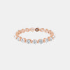 The Gold Single Prong Round Full Eternity