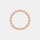 The Gold Single Prong Round Full Eternity