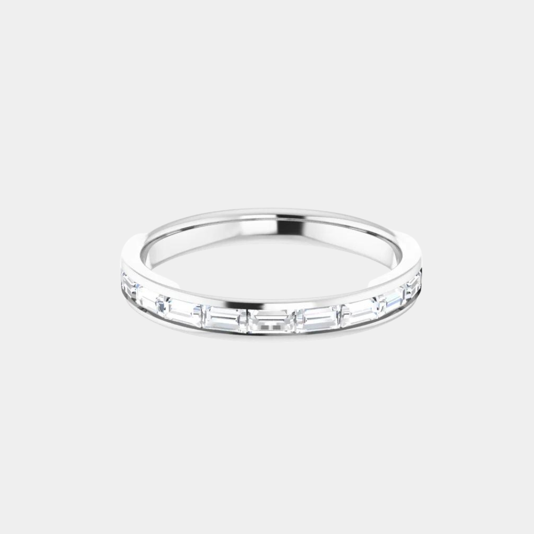 White Gold / Lab-Grown / 14K