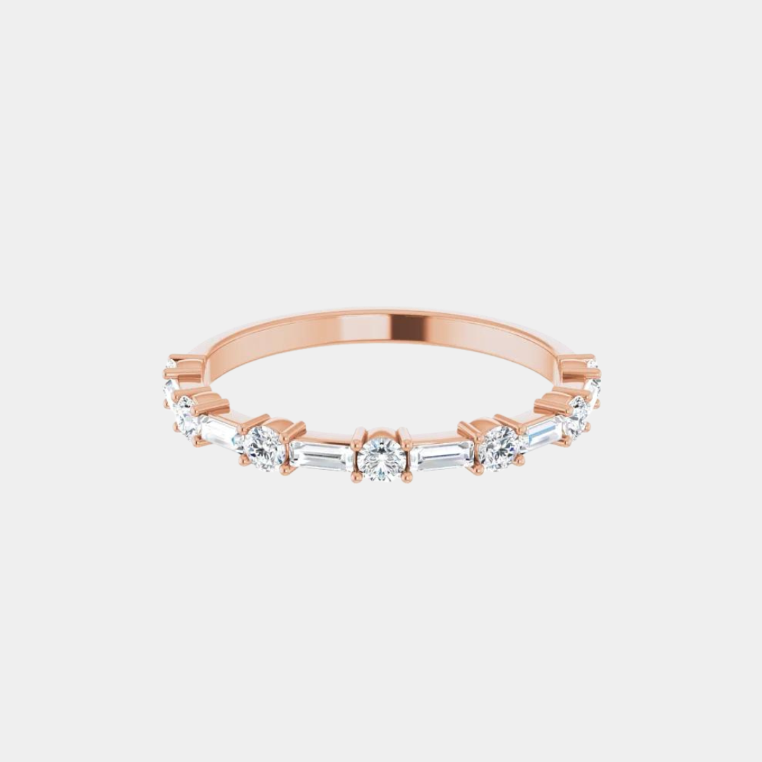 Rose Gold / Lab-Grown / 14K