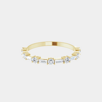 The Gold Alternating Baguette
