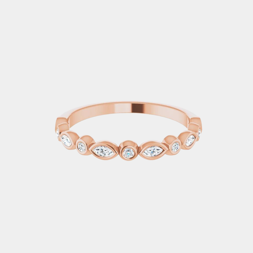 Rose Gold / Lab-Grown / 14K
