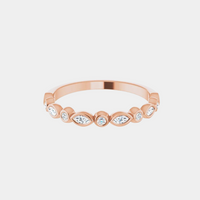 The Gold Alternating Bezel