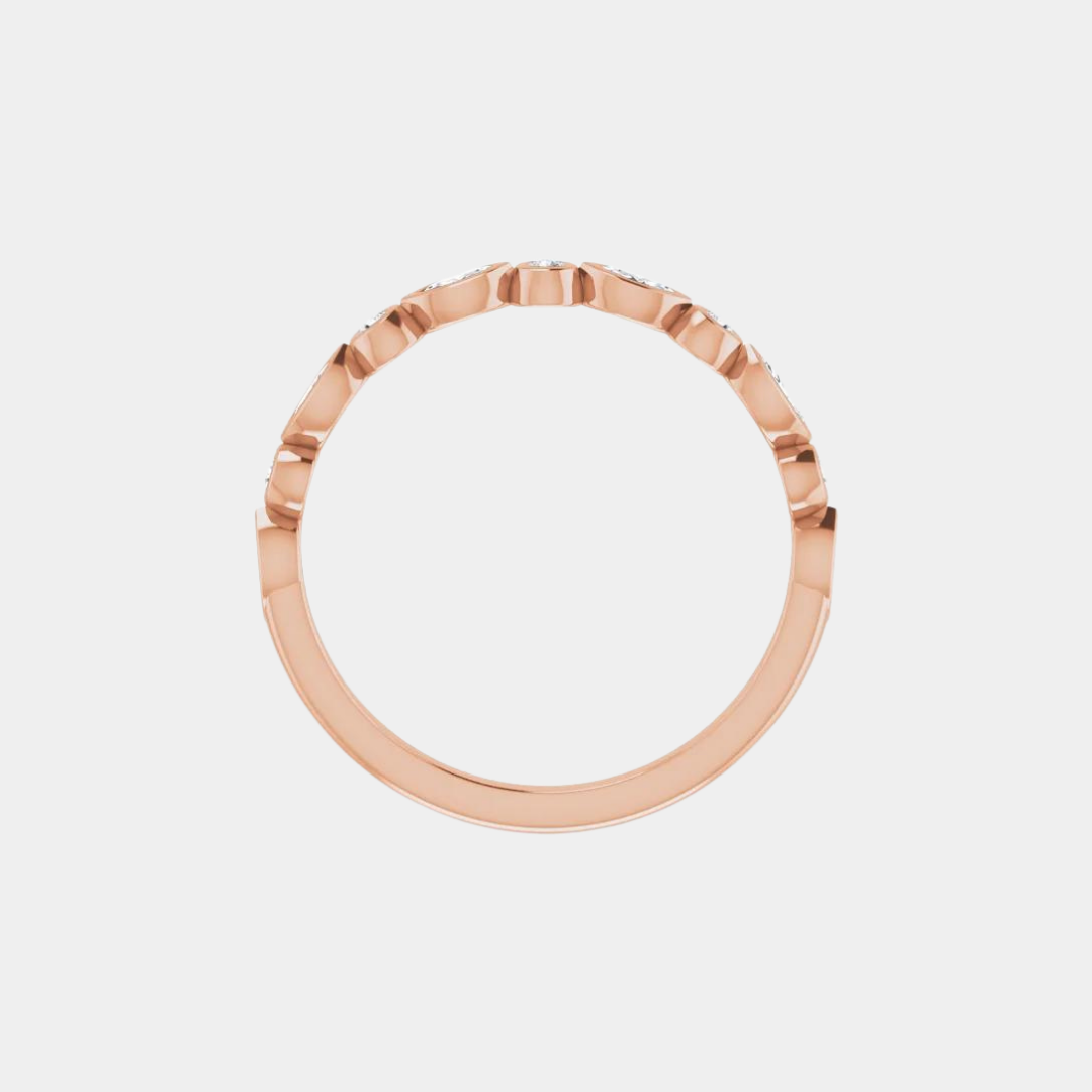 The Gold Alternating Bezel