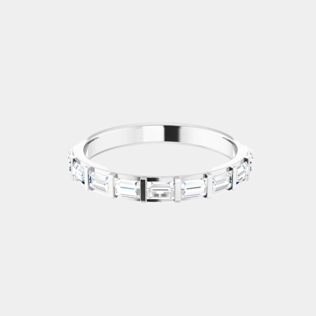 White Gold / Lab-Grown / 14K
