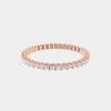The Rose Gold Modern Set Full Eternity 1.5mm
