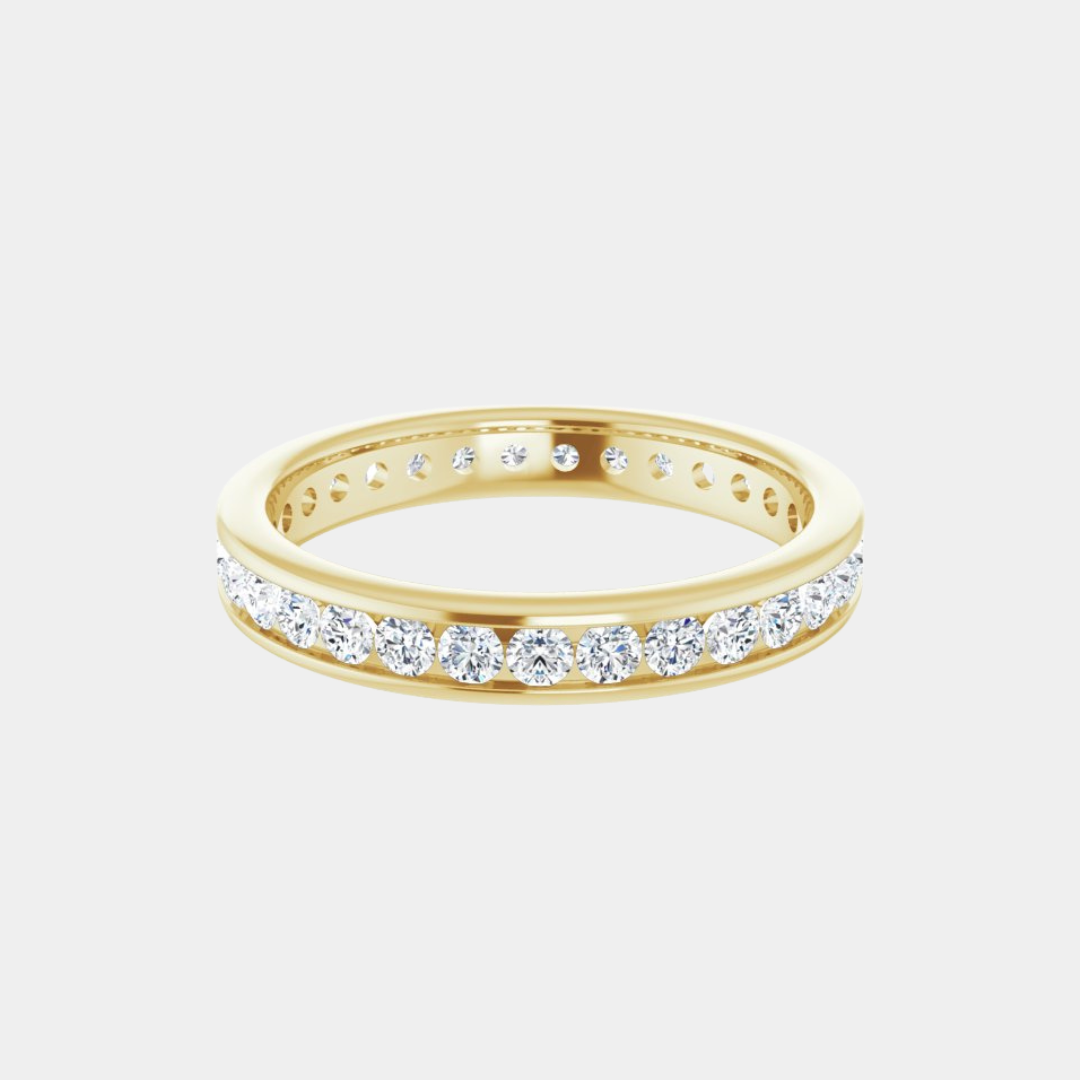 The Gold Channel Set Full Eternity