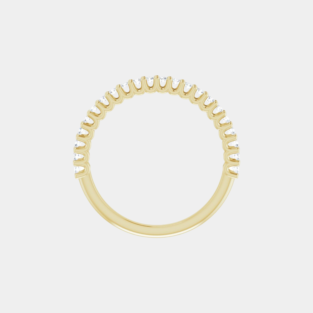 The Gold Modern Set Half Eternity